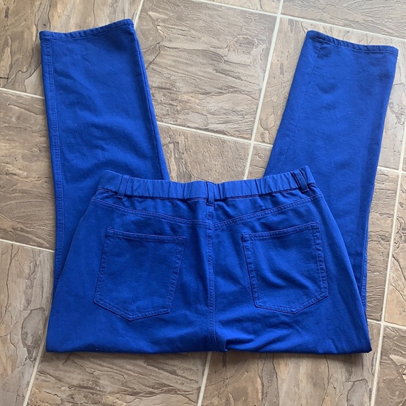 Quacker Factory High Rise Royal Blue Dream Jeans - Picture 7 of 10